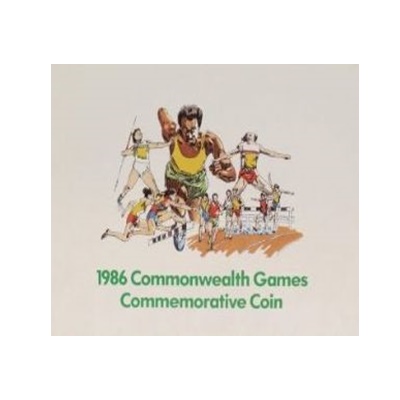 1986 BU £2 Coin Pack - Commonwealth Games - Dairy Crest - Click Image to Close